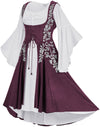 Tauriel Maxi Set Silver Embroidery